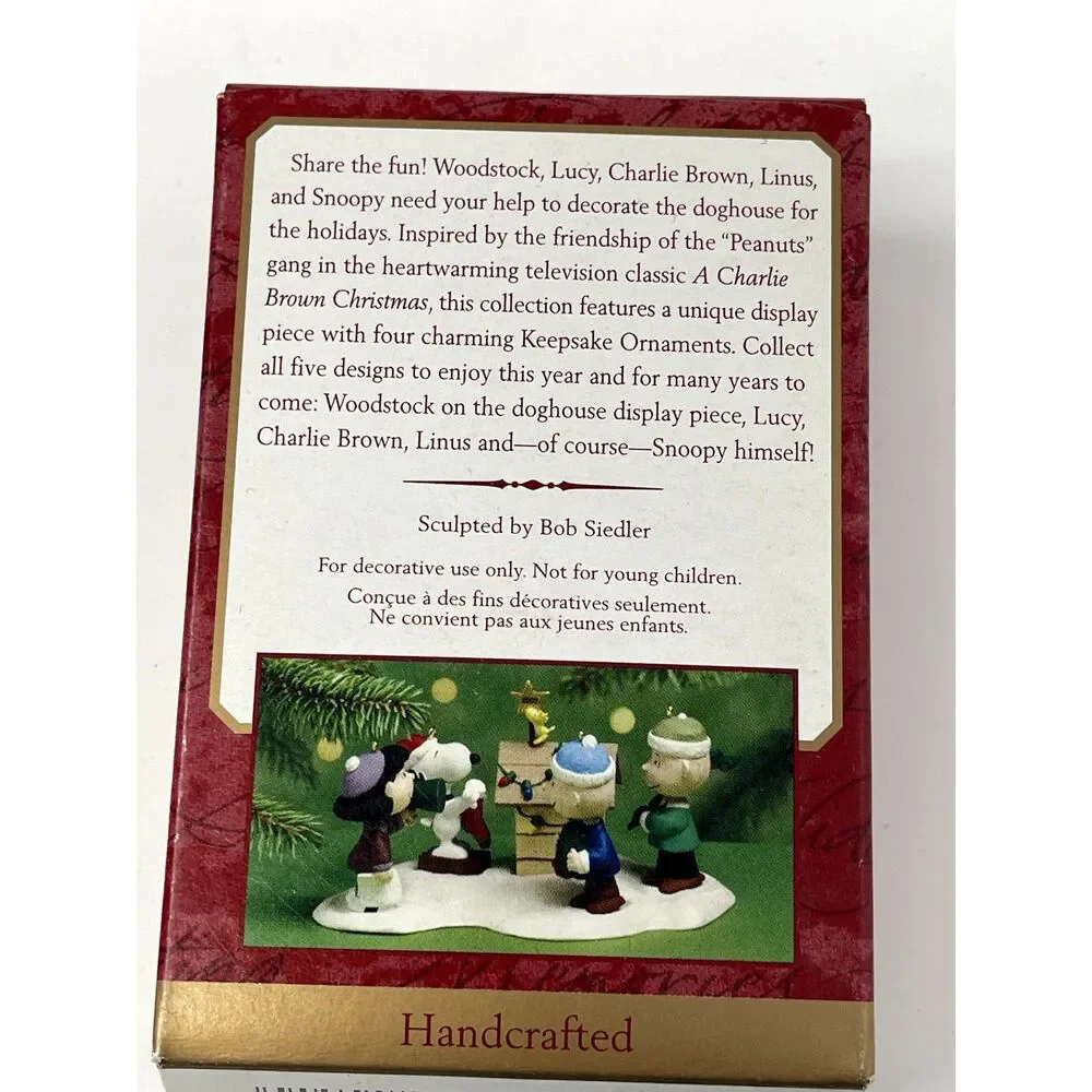 New Peanuts Lucy From A Snoopy Christmas Hallmark Ornament